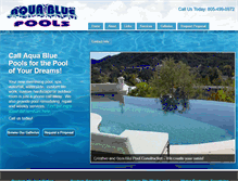 Tablet Screenshot of abluepool4u.com